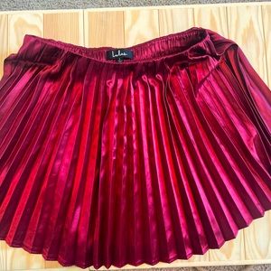 Satin Mini Skirt